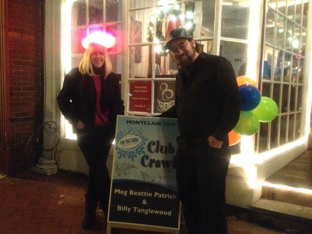 Read about the Montclair Club Crawl - articles. Pictured here are
Meg Beattie and Billy Tanglewood.